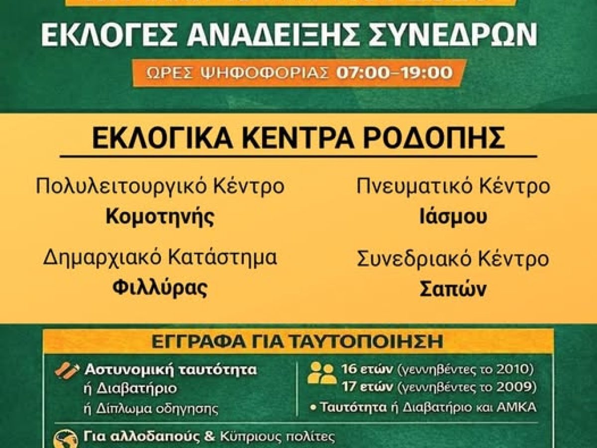 Το 4ο Συνέδριο του ΠΑΣΟΚ-ΚΙΝΑΛ πλησιάζει- Ποιοι είναι οι υποψήφιοι σύνεδροι στον Δήμο Κομοτηνής