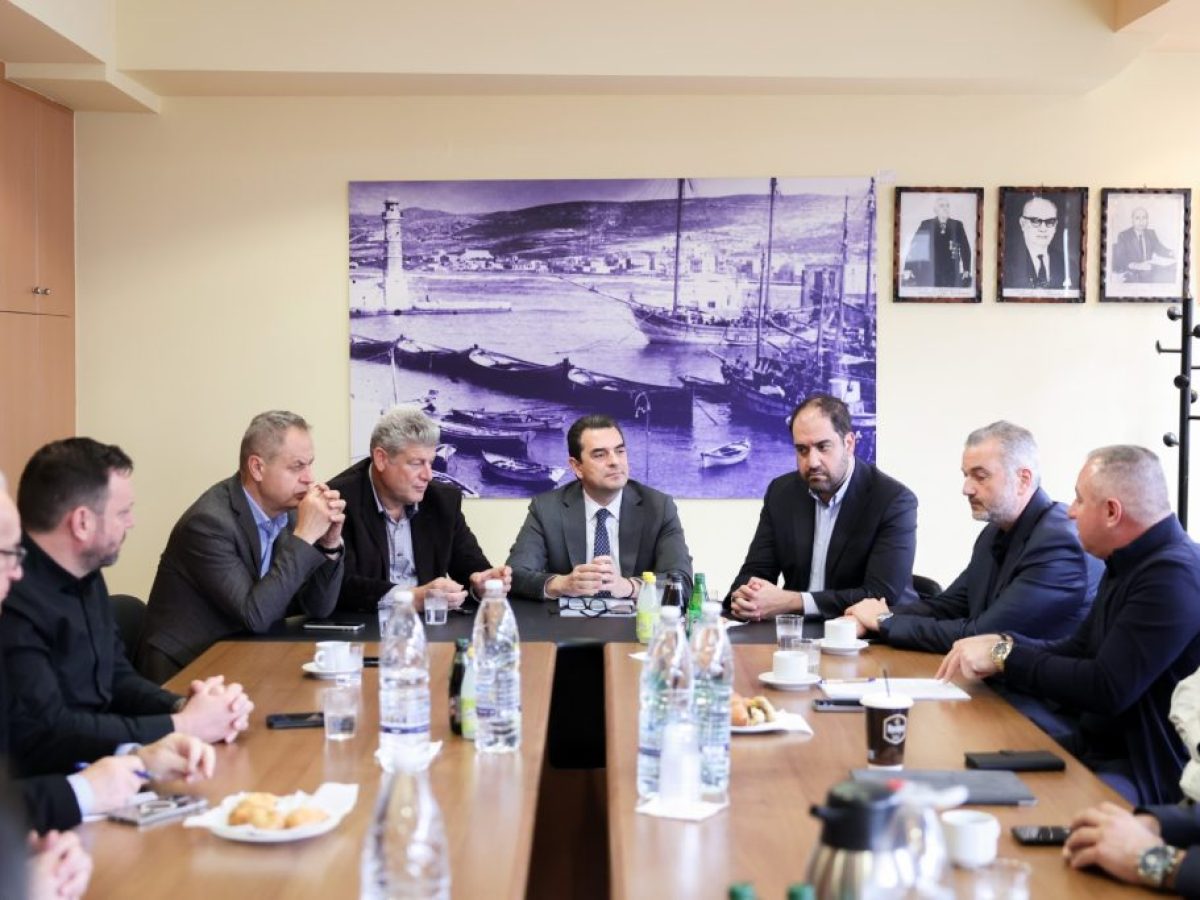 Το Ρέθυμνο επισκέφθηκε ο Γρ. της Πολιτικής Επιτροπής της Ν.Δ. Κώστας Σκρέκας