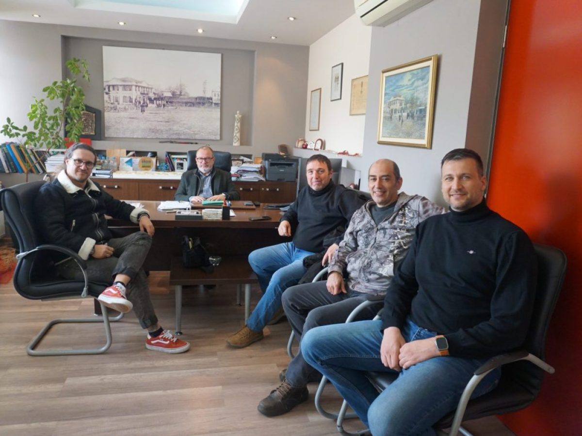 Τον δήμαρχο Κομοτηνής επισκέφθηκαν μοτοσικλετιστές