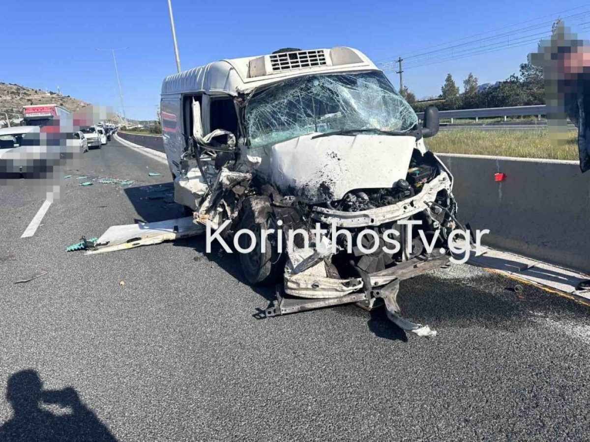 ΤΩΡΑ: Καραμπόλα τριών οχημάτων  με δυο τραυματίες στην Αθηνών–Κορίνθου , στο ύψος της Νέας Περάμου  (video-φώτο)