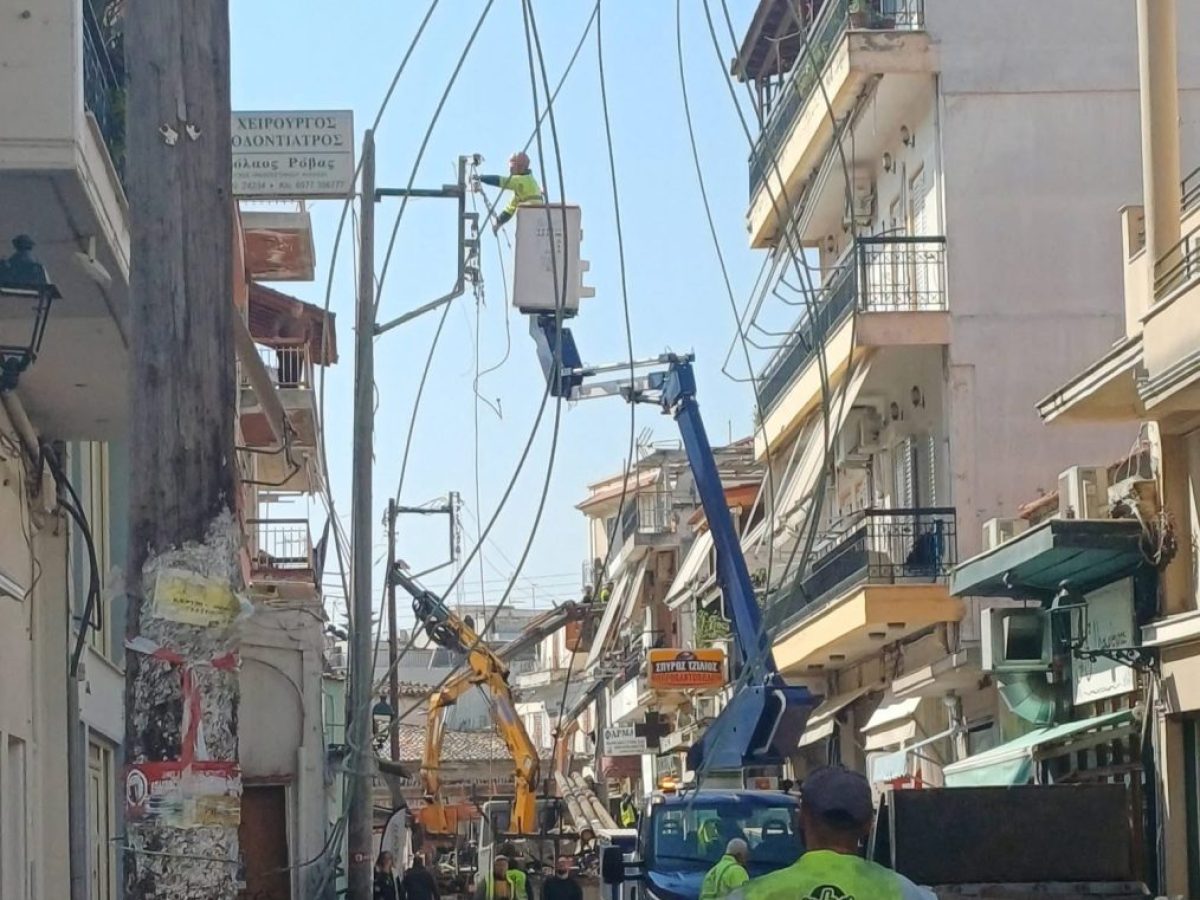 Ξεκίνησαν οι εργασίες υπογειοποίησης του δικτύου ηλεκτροφωτισμού στην οδό Θυσίας