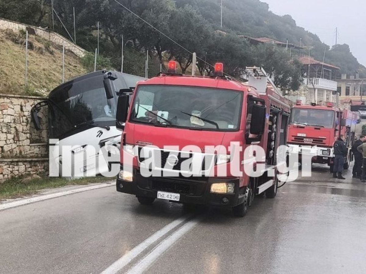 Ζάκυνθος | Σύγκρουση ΙΧ με λεωφορείο που μετέφερε μαθητές στο Ξηροκάστελλο (φωτο – βίντεο)