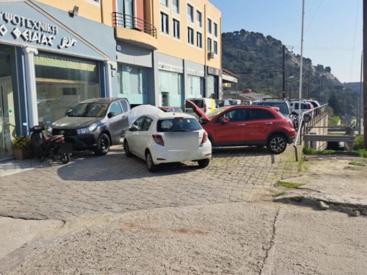 Αναστάτωση στην Παγανή από τρελή πορεία αυτοκινήτου