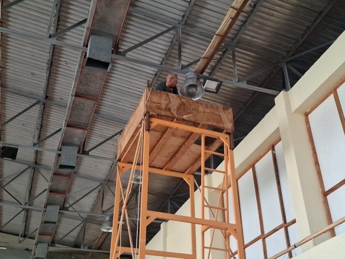 Αναβάθμιση φωτισμού στο Κλειστό Γυμναστήριο του 1ου Γυμνασίου Κω