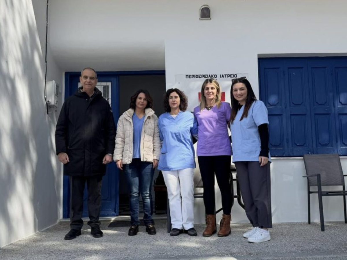 Από τη δεύτερη επίσκεψη της Μονάδας Οικογενειακού Προγραμματισμού του Νοσοκομείου Καλύμνου στο Βαθύ για δωρεάν τεστ ΠΑΠ