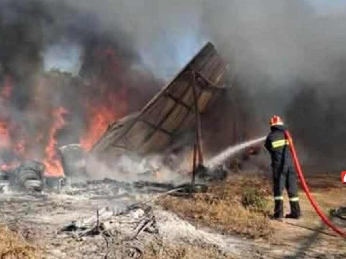 Αργολίδα: Ζημιές από πυρκαγιά σε αγροτική αποθήκη