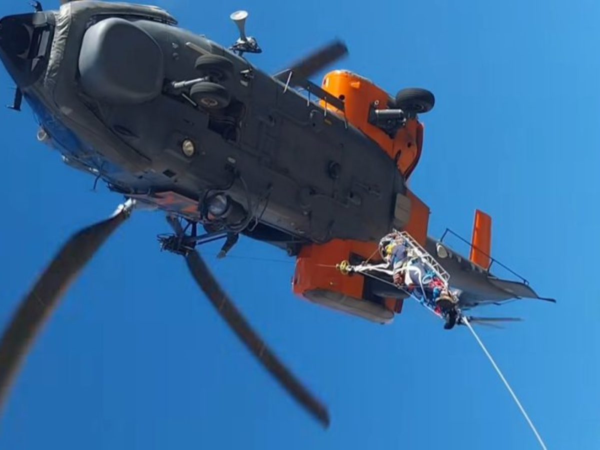 Mεταφέρθηκε στο Ρίο ο ορειβάτης που τραυματίστηκε στον Άγιο Βλάση – video