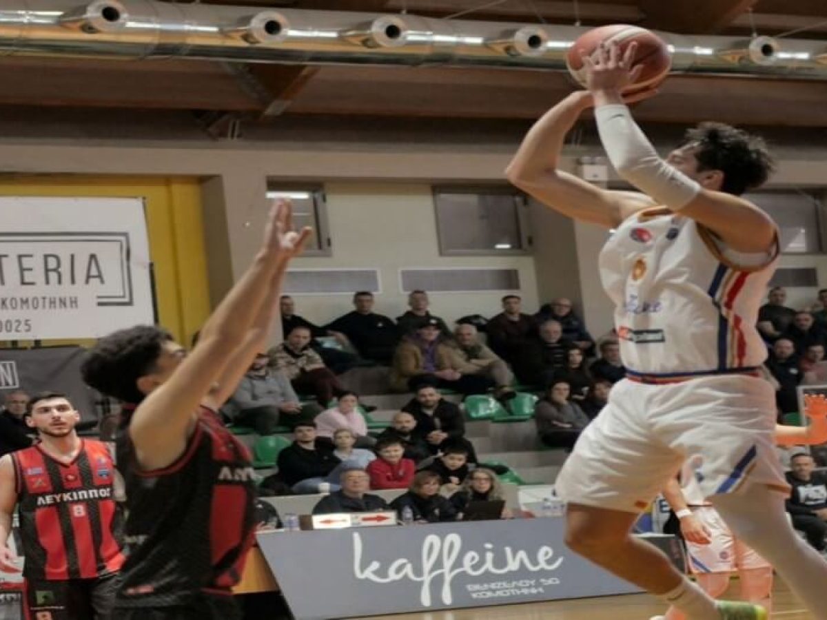 National League 1: Showtime Ανδρέα Περρή με 46 πόντους και 14 τρίποντα στο πάρτυ του ΓΑΣ Κομοτηνή κόντρα στον Λεύκιππο! Η τελική βαθμολογία και τα ζευγάρια των πλέι οφ