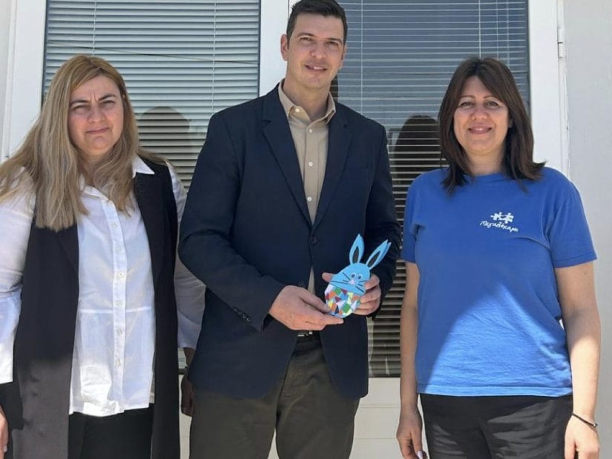 XANIA: Σε κοινωνικές δομές ο Αλέξανδρος Μαρκογιαννάκης για πασχαλινές ευχές