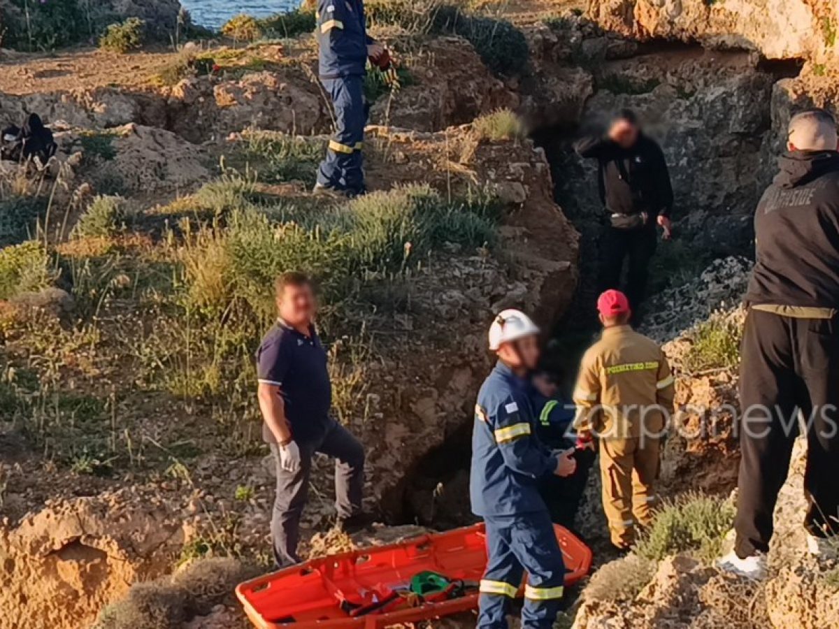 Χανιά | Το «ευχαριστώ» του Γερμανού στους διασώστες που τον έβγαλαν από τα βράχια στους Αγίους Αποστόλους | Video