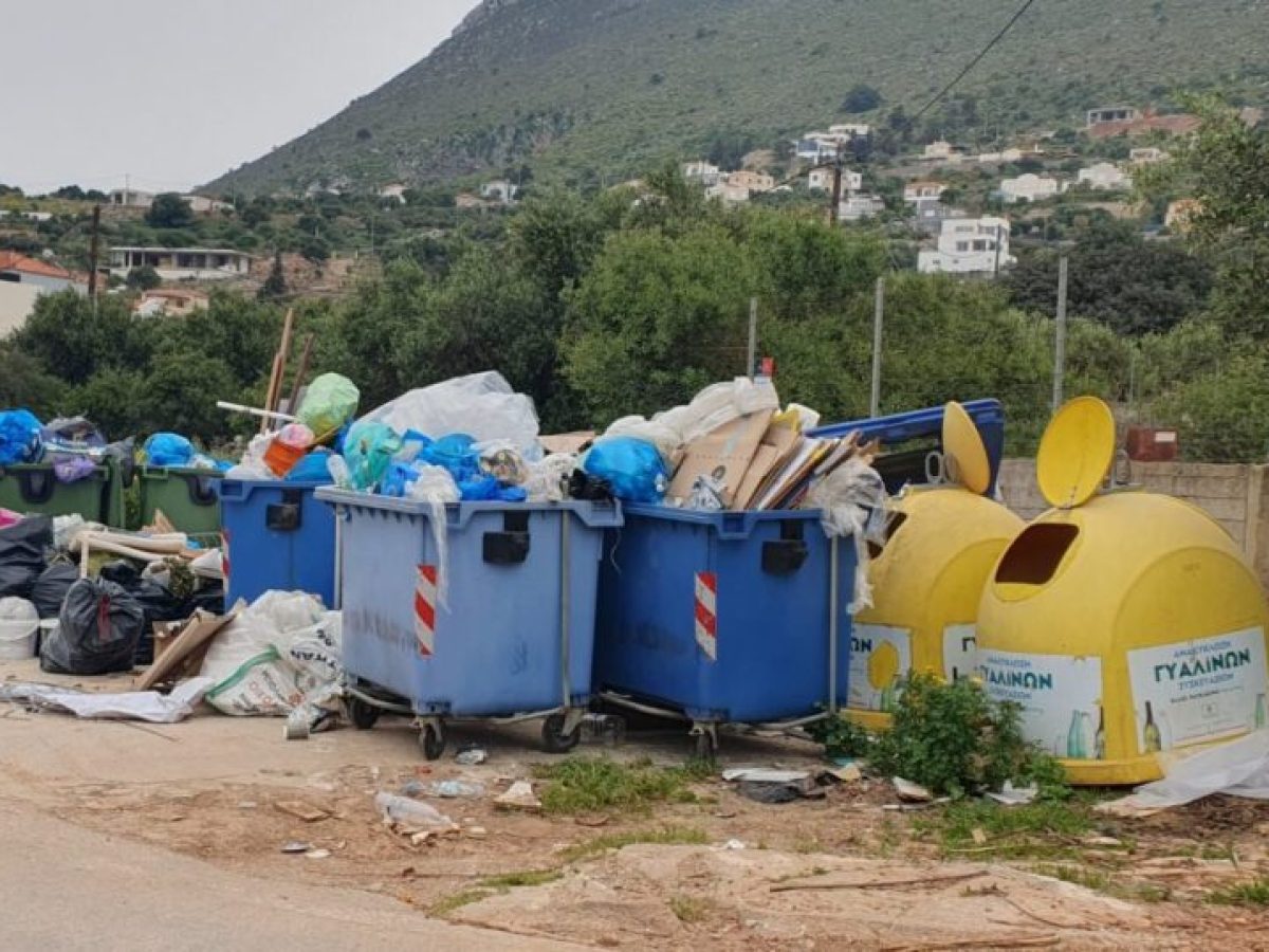 Χανιά | Το Πάσχα πέρασε, τα ογκώδη σε κάδους στον Αποκόρωνα «αυξάνονται και πληθύνονται» | Photos