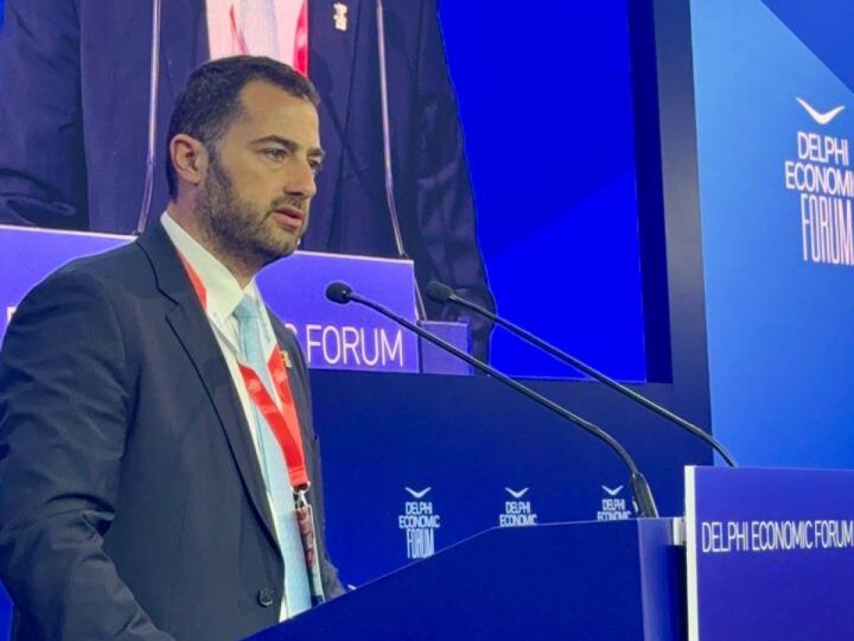 Χαιρετισμός του Φ. Σπανού στο Οικονομικό Φόρουμ των Δελφών