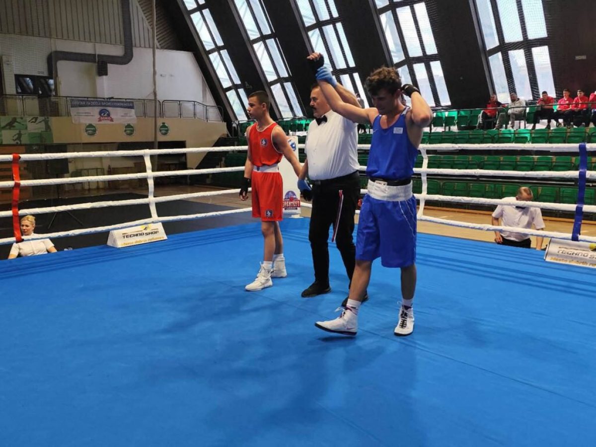 Χρυσό μετάλλιο για τον Κωνσταντίνο Ντουμάζιο από την Αμφιλοχία στο διεθνές τουρνουά της Σερβίας