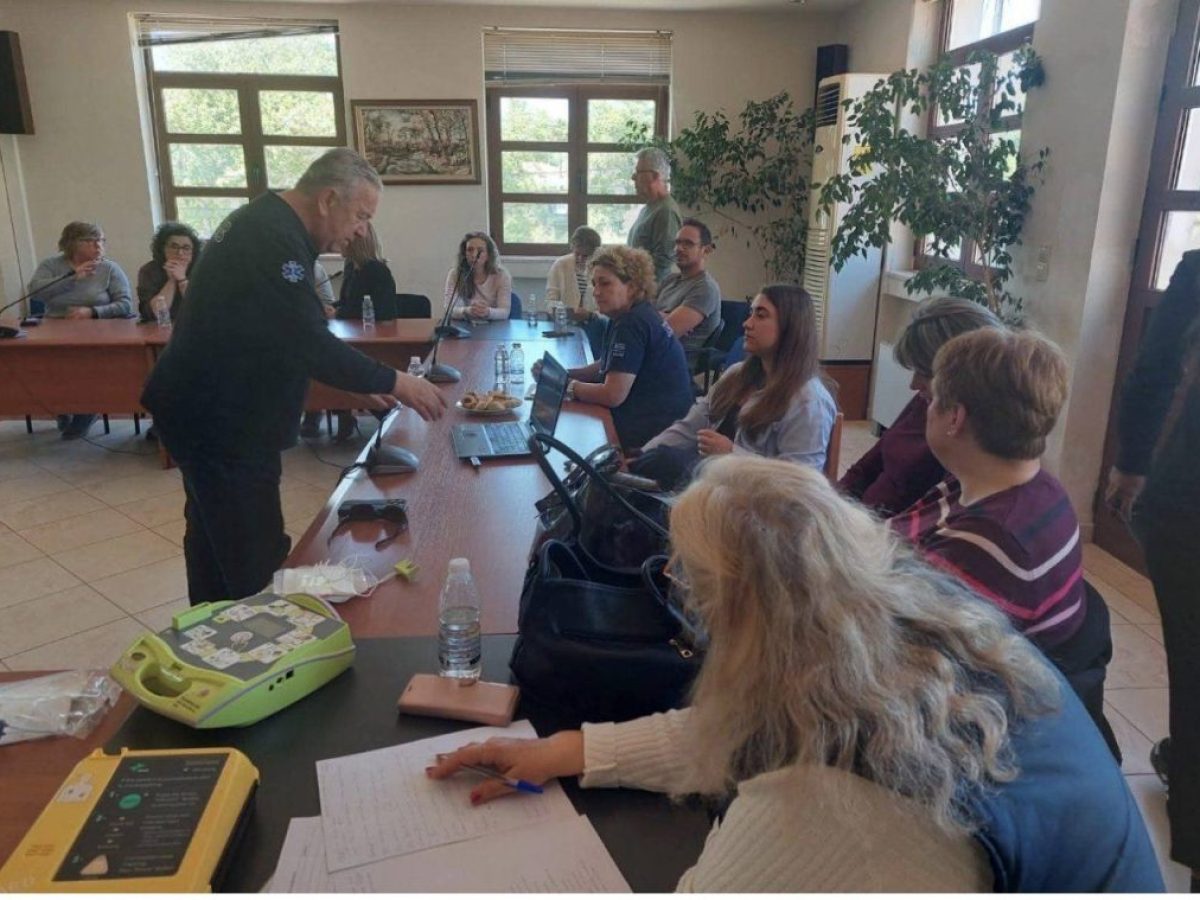 ΧΑΝΙΑ: Ολοκληρωθηκε το σεμινάριο Πρώτων Βοηθειών του Δήμου Αποκορώνου