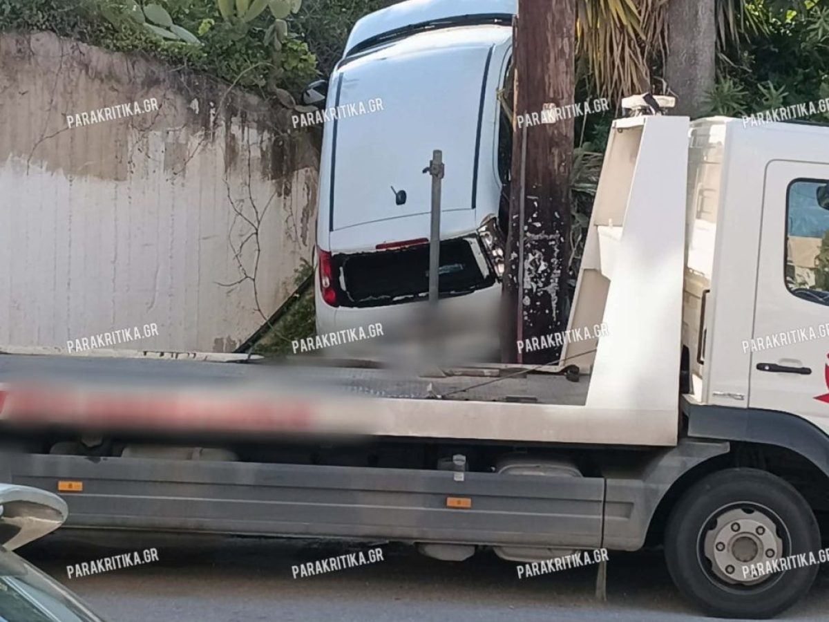 ΧΑΝΙΑ: Σοκαριστικό τροχαίο στην έξοδο των Μουρνιών στον ΒΟΑΚ. Αυτοκίνητο «βούτηξε» στο κενό