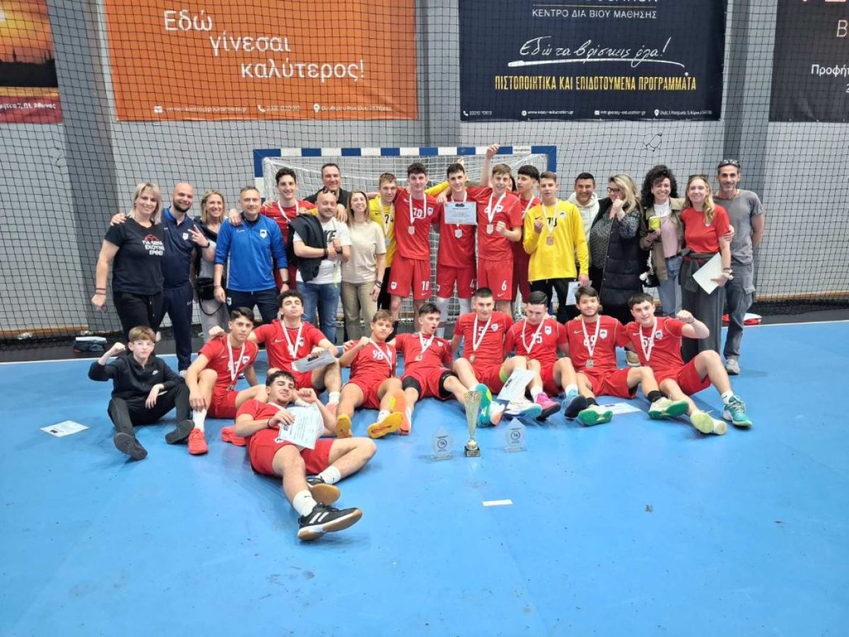 Δευτεραθλητές Ελλάδας οι Έφηβοι του ΕΣΝ Βριλησσίων