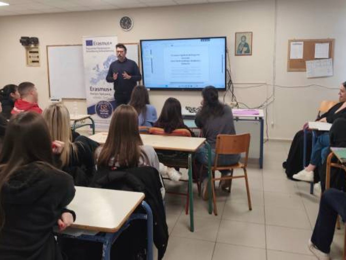 Διάχυση αποτελεσμάτων προγράμματος Erasmus+ στο Γενικό Λύκειο Καλής