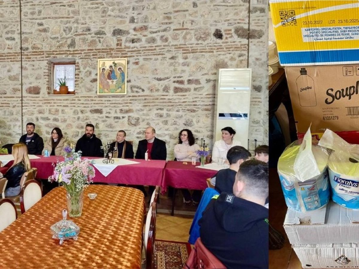 Διδυμότειχο: Προσφορά τροφίμων απ’ τους μαθητές Γυμνασίου-Λυκείου Μεταξάδων στην Τράπεζα Αγάπης Ναού Κοιμήσεως Θεοτόκου