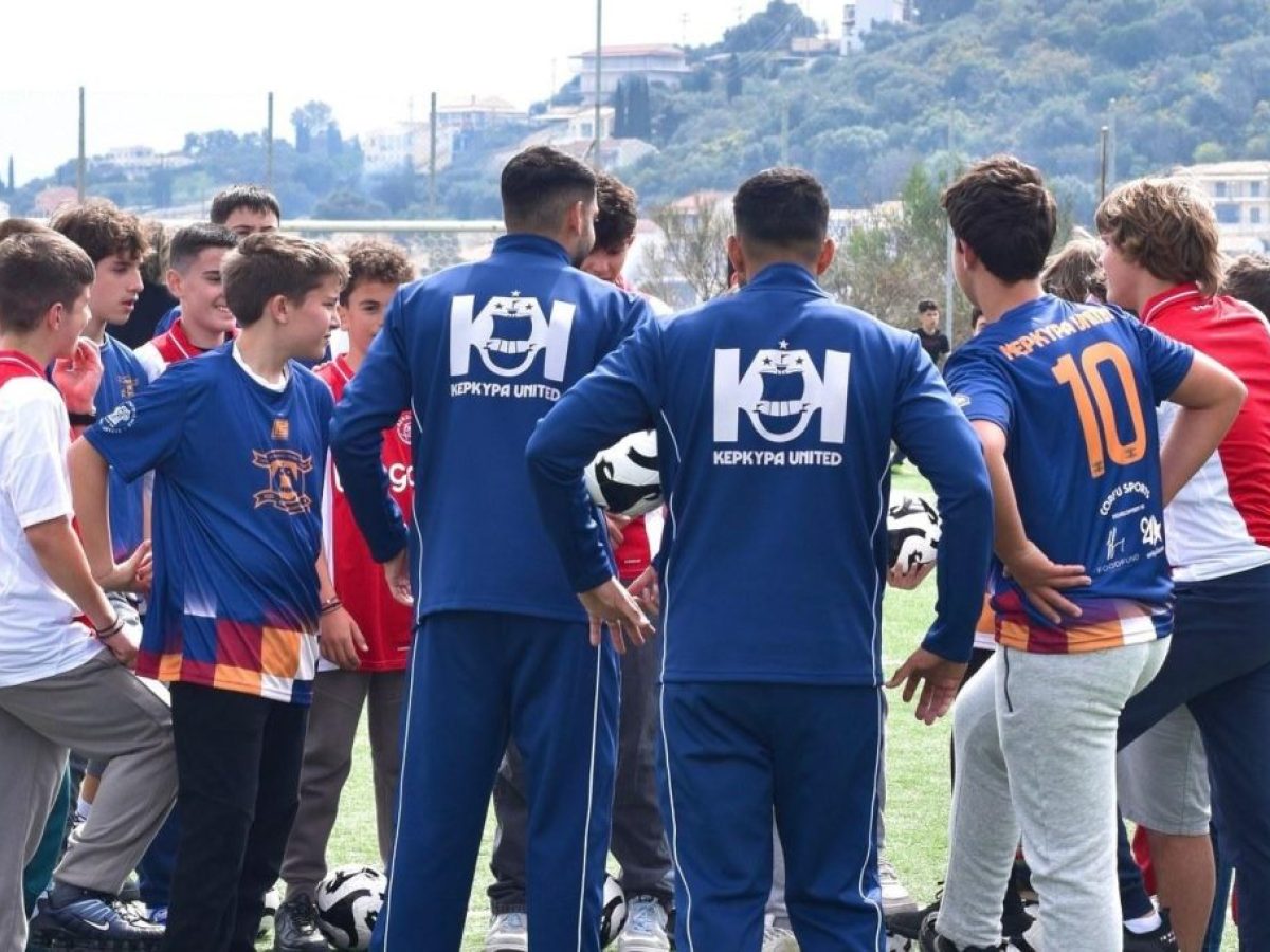 Η Kerkyra United στο γυμνάσιο & λύκειο Κασσιόπης!