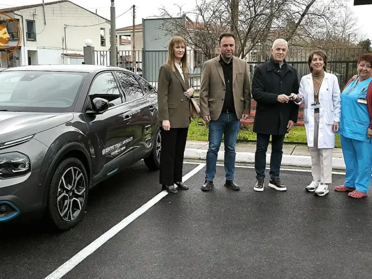 Δωρεά οχήματος από την Εταιρεία «Ξινό Νερό Μονομετοχική Α.Ε. Ο.Τ.Α.» προς το ΚΥ Αμυνταίου