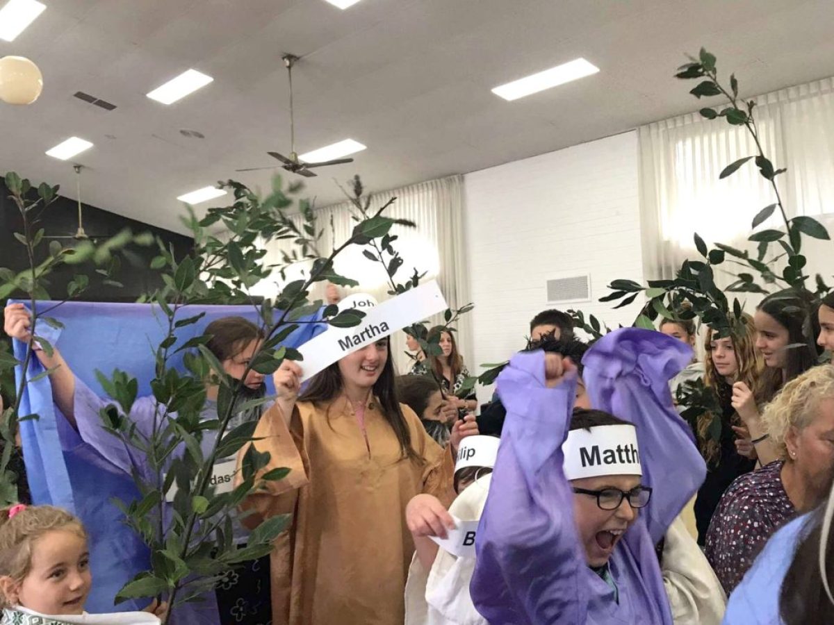 Δραματοποίηση του Μυστικού Δείπνου και της Εγέρσεως του Λαζάρου στο Moonee Ponds