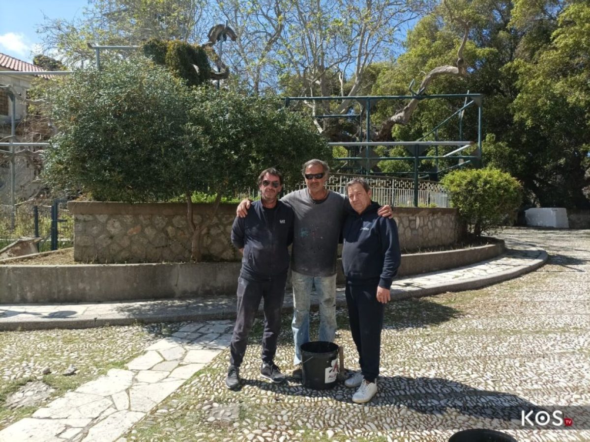 Δράσεις ευπρεπισμού στην πλατεία Πλατάνου από την Δημοτική Κοινότητα Κω