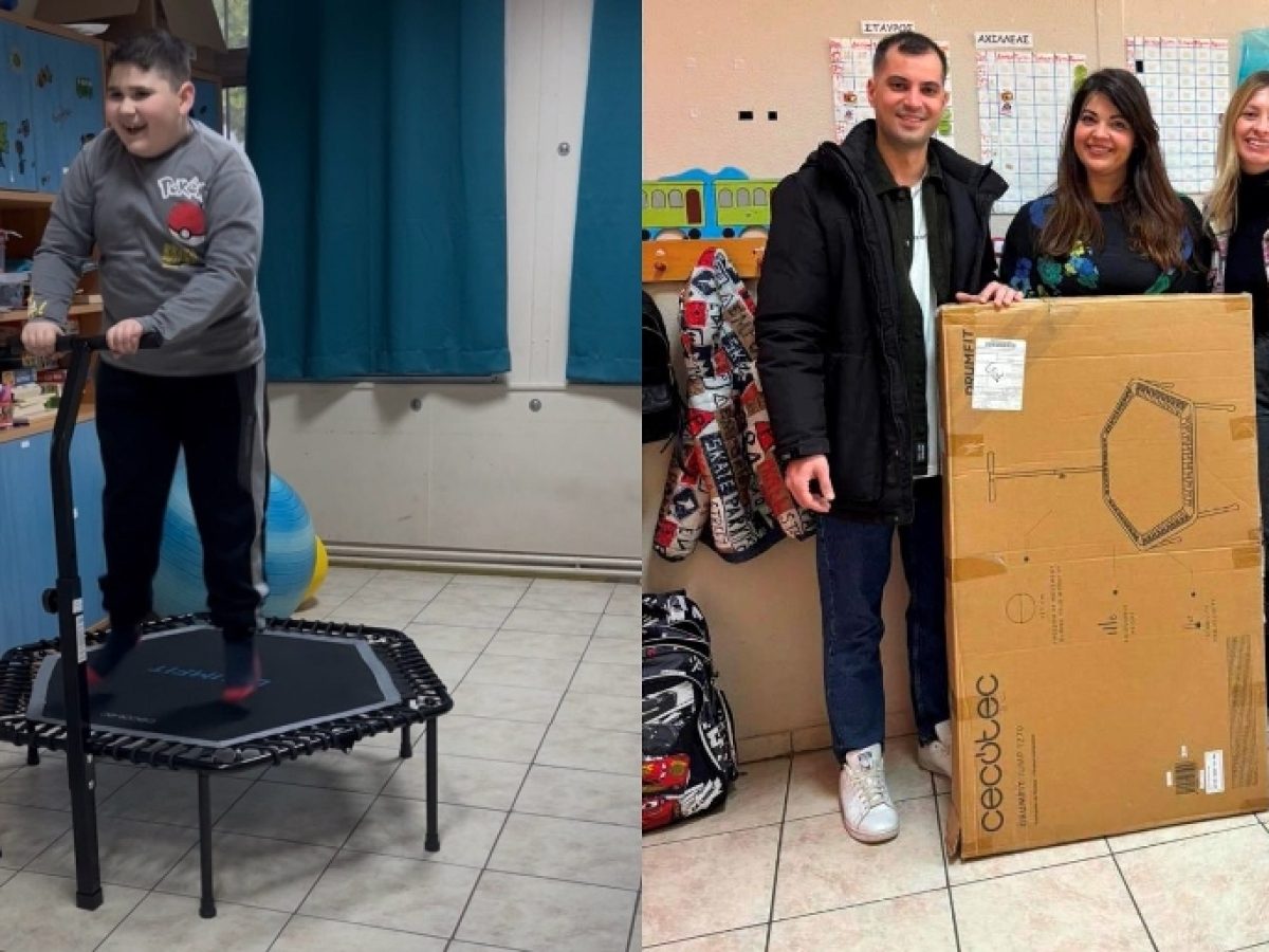 Ευχαριστήριο Ειδικού Δημοτικού Σχολείου Λευκάδας στις Power Moms Lefkada