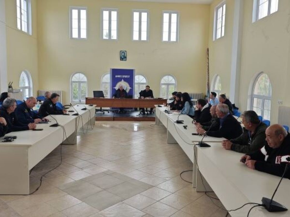 Εκτακτη συνεδρίαση του Σ.Τ.Ο. δήμου Ωρωπού ενόψει της κακοκαιρίας «ERMINIO»