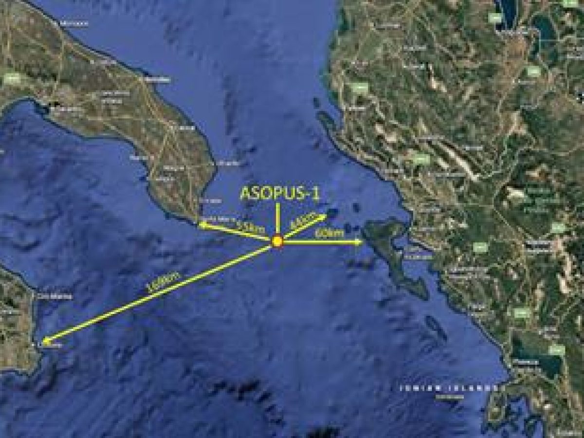  Εnergean: 44 χιλιόμετρα μακριά από το πλησιέστερο νησί η γεώτρηση στο ΒΔ Ιόνιο