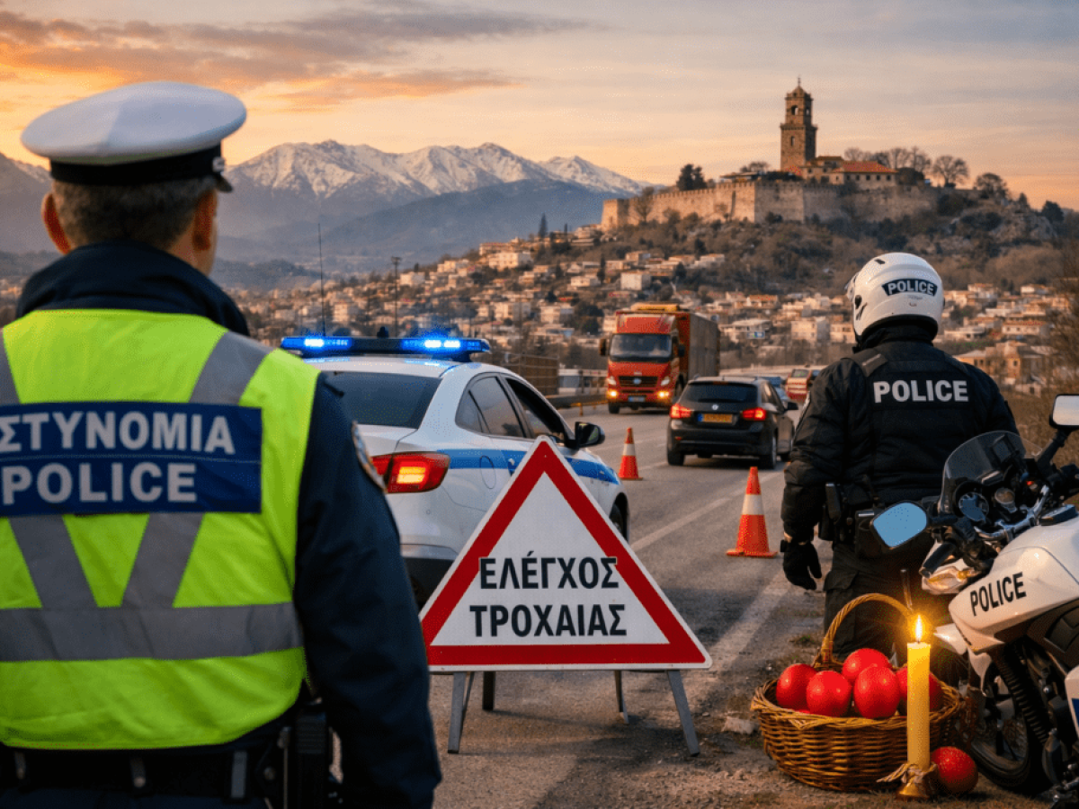 Ενισχυμένα μέτρα Τροχαίας για το Πάσχα στη Θεσσαλία