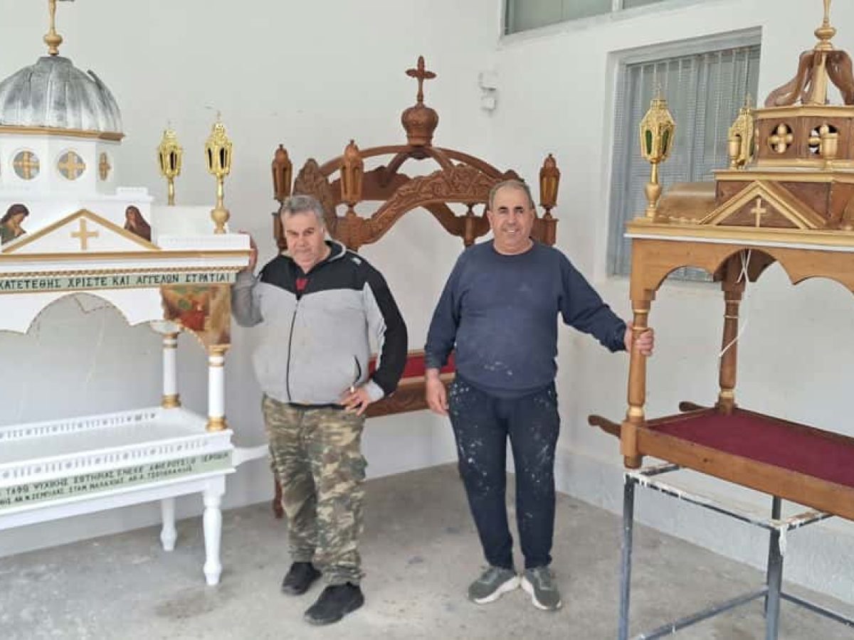 Εντατικές εργασίες συντήρησης και δημιουργίας Επιταφίων στην Κάλυμνο ενόψει Μεγάλης Παρασκευής (video)