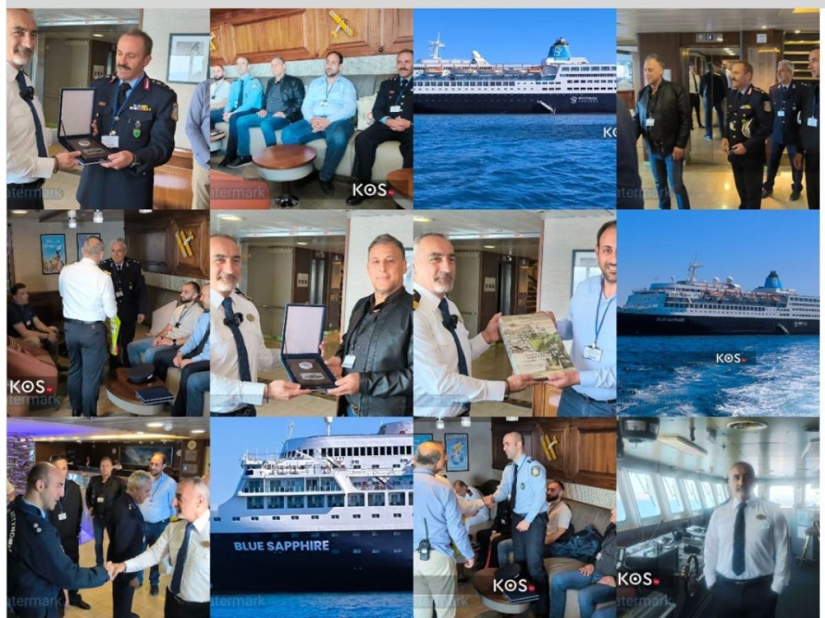 Επίσημη υποδοχή του κρουαζιερόπλοιου Blue Sapphire στην Κω για την έναρξη της τουριστικής περιόδου