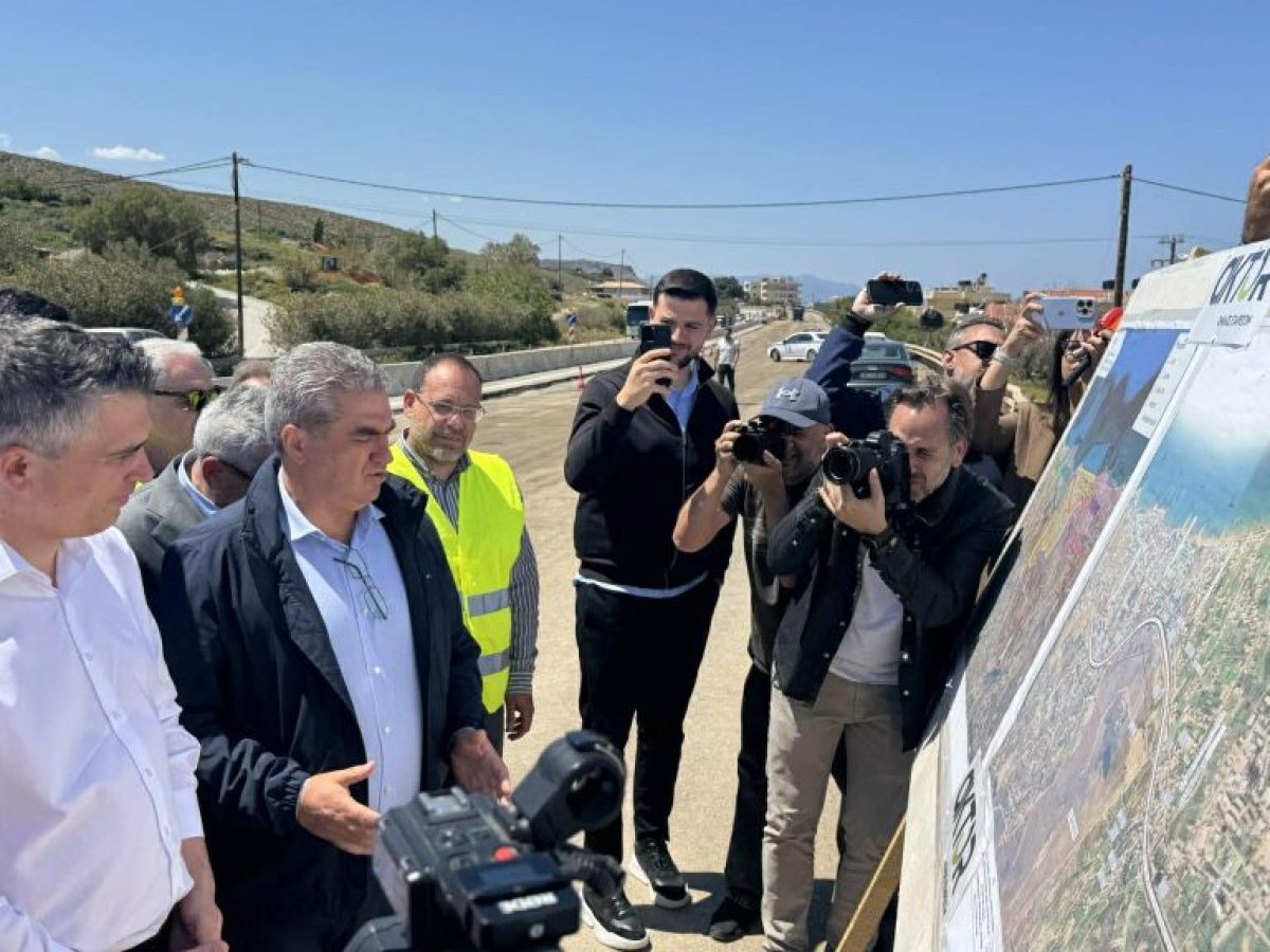 Επίσκεψη Χρίστου Δήμα στα εργοτάξια του ΒΟΑΚ στο Ηράκλειο και στο Λασίθι