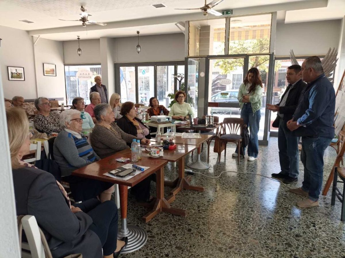 Επίσκεψη του Δημάρχου Λοκρών κ. Αθανάσιου Ζεκεντέ στα ΚΑΠΗ Αταλάντης