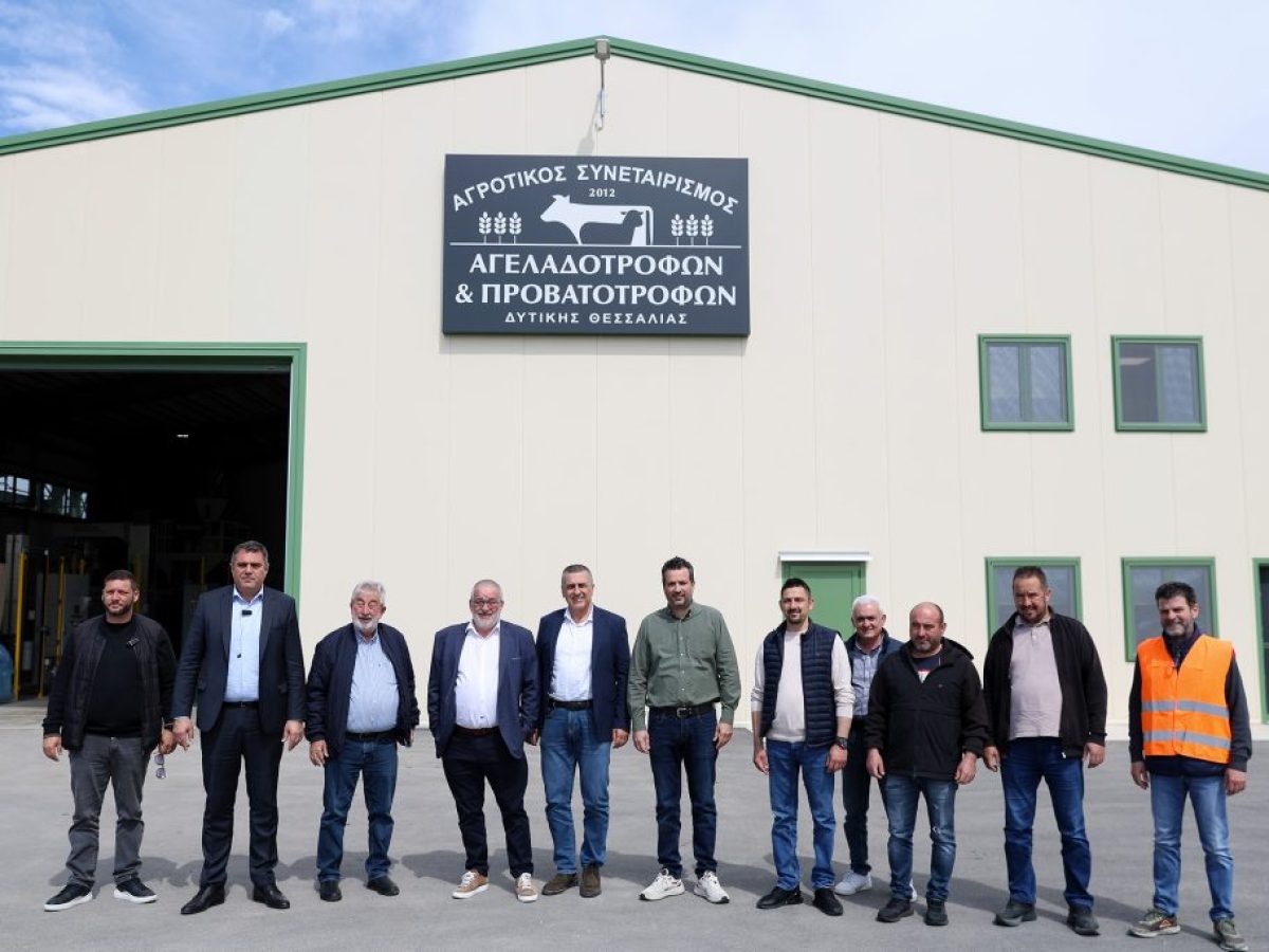 Επίσκεψη  του Περιφερειάρχη στον  Συνεταιρισμό Αγελαδοτρόφων – Προβατοτρόφων Δυτικής Θεσσαλίας