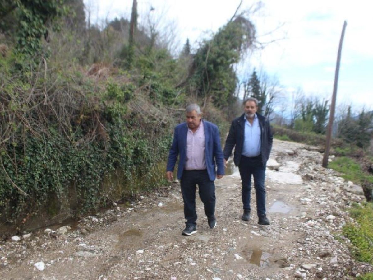 Επιτόπια αυτοψία του Δημάρχου Πύλης Κώστα Μαράβα στο Ροπωτό