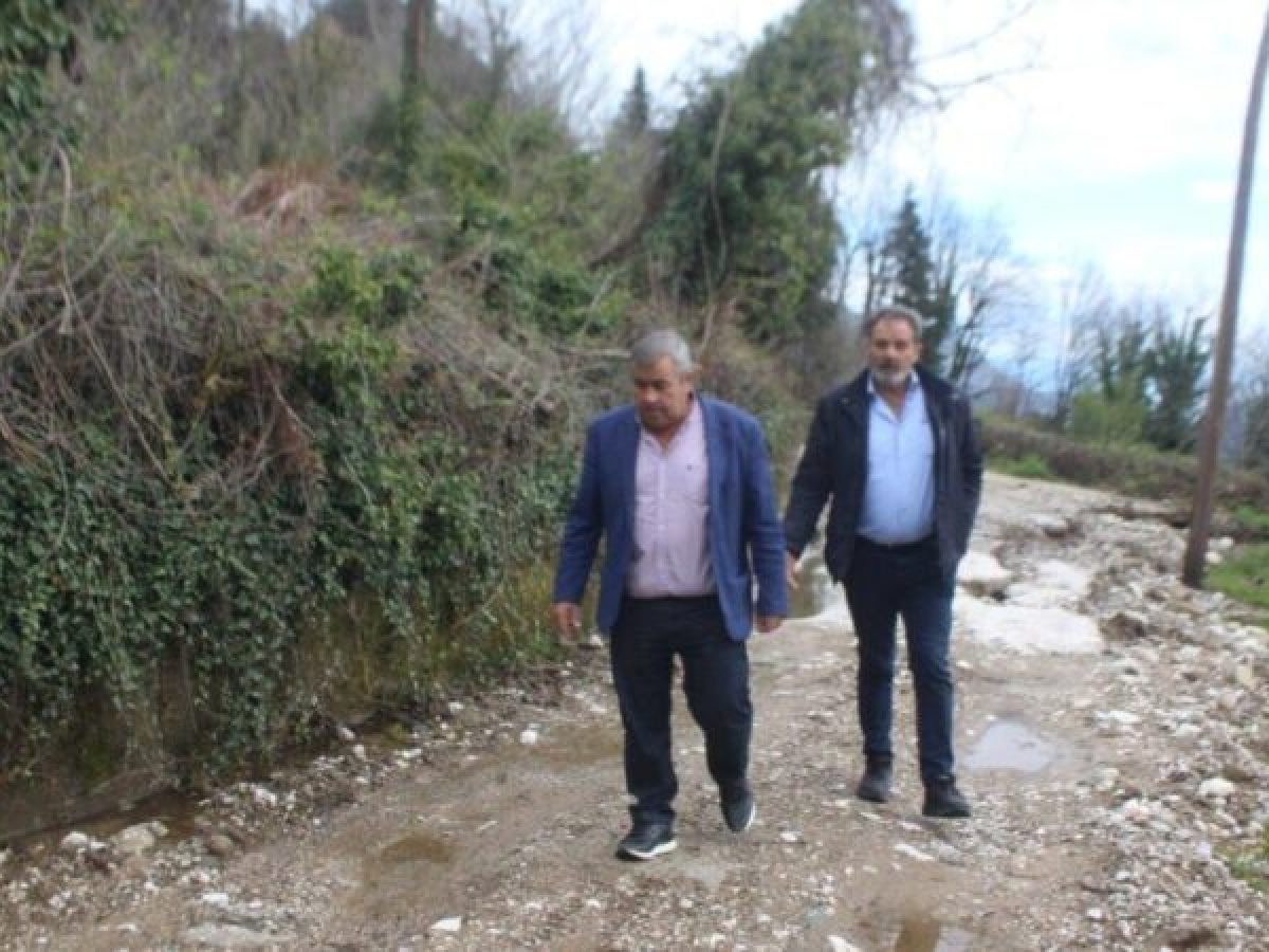 Επιτόπια αυτοψία του Δημάρχου Πύλης Κωνσταντίνου Μαράβα στο Ροπωτό