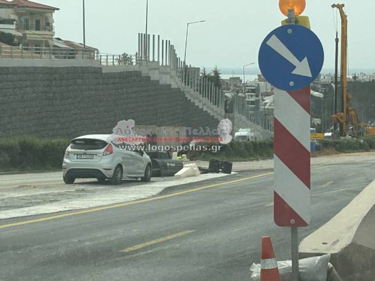 Εργασίες κατασκευής αρμών συστολής-διαστολής στην ΕΟ 2 Θεσσαλονίκης-Έδεσσας