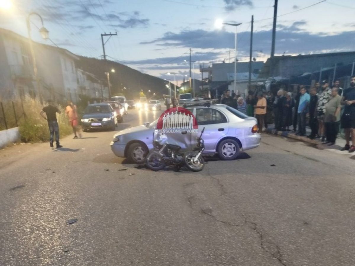 Αιτωλικό: Σοβαρό τροχαίο κοντά στο γήπεδο