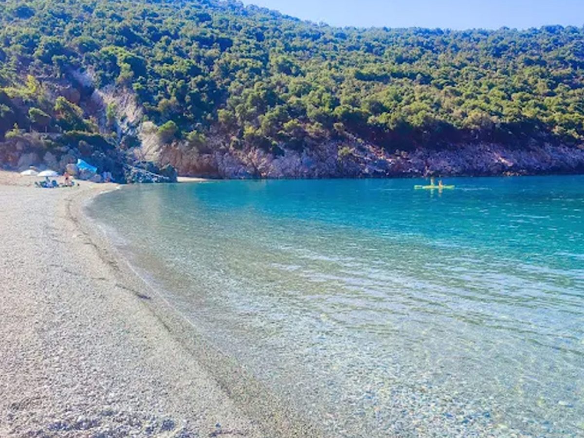  Εύβοια: Οι «Καραϊβικές» παραλίες Θαψά και Τσίλαρος με τα τιρκουάζ νερά που μαγεύουν