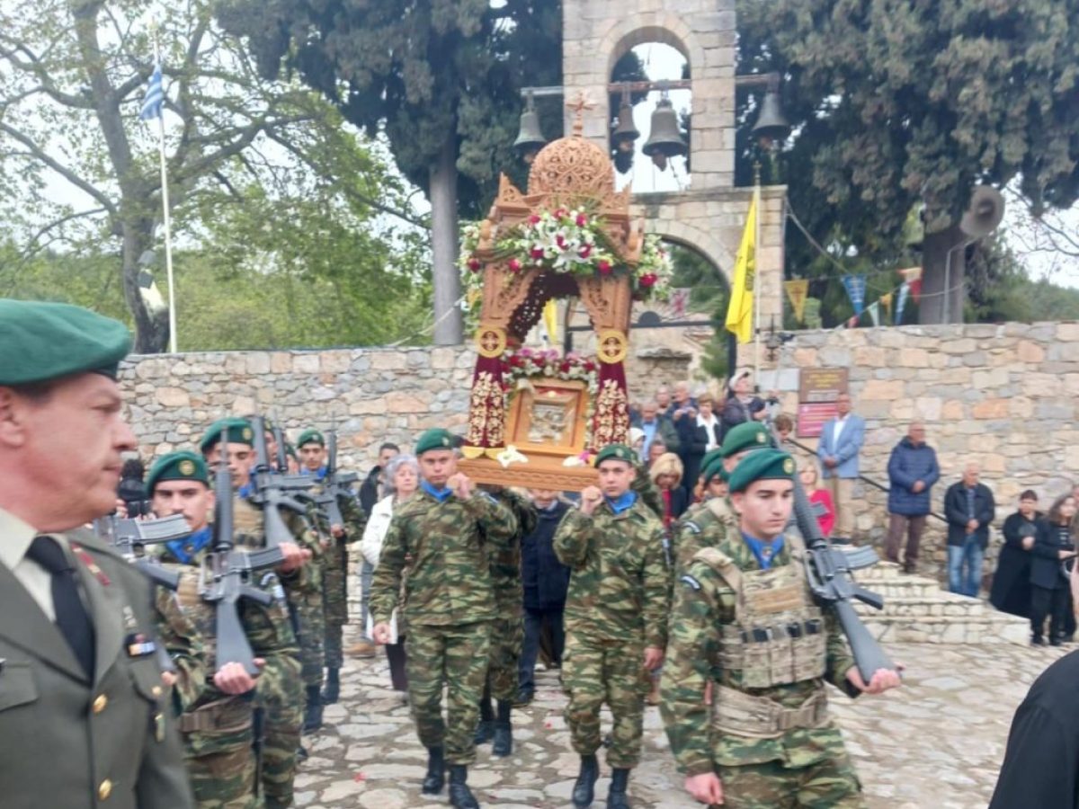 Εύβοια: Με λαμπρότητα και συγκίνηση ο εορτασμός στην Ι. Μ. Αγίου Γεωργίου Αρμά (pics)