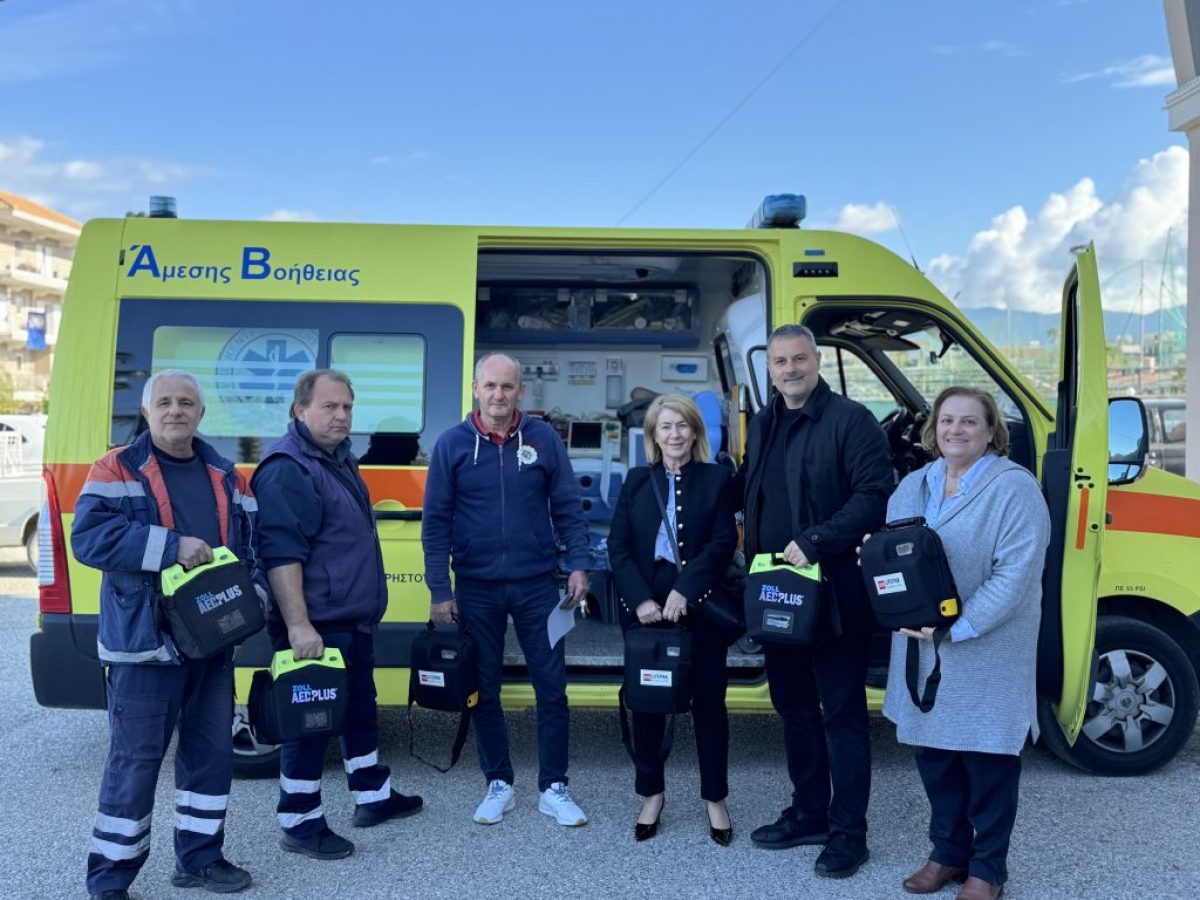 Έξι νέοι απινιδωτές στον Δήμο Μεσολογγίου για την ενίσχυση της δημόσιας υγείας