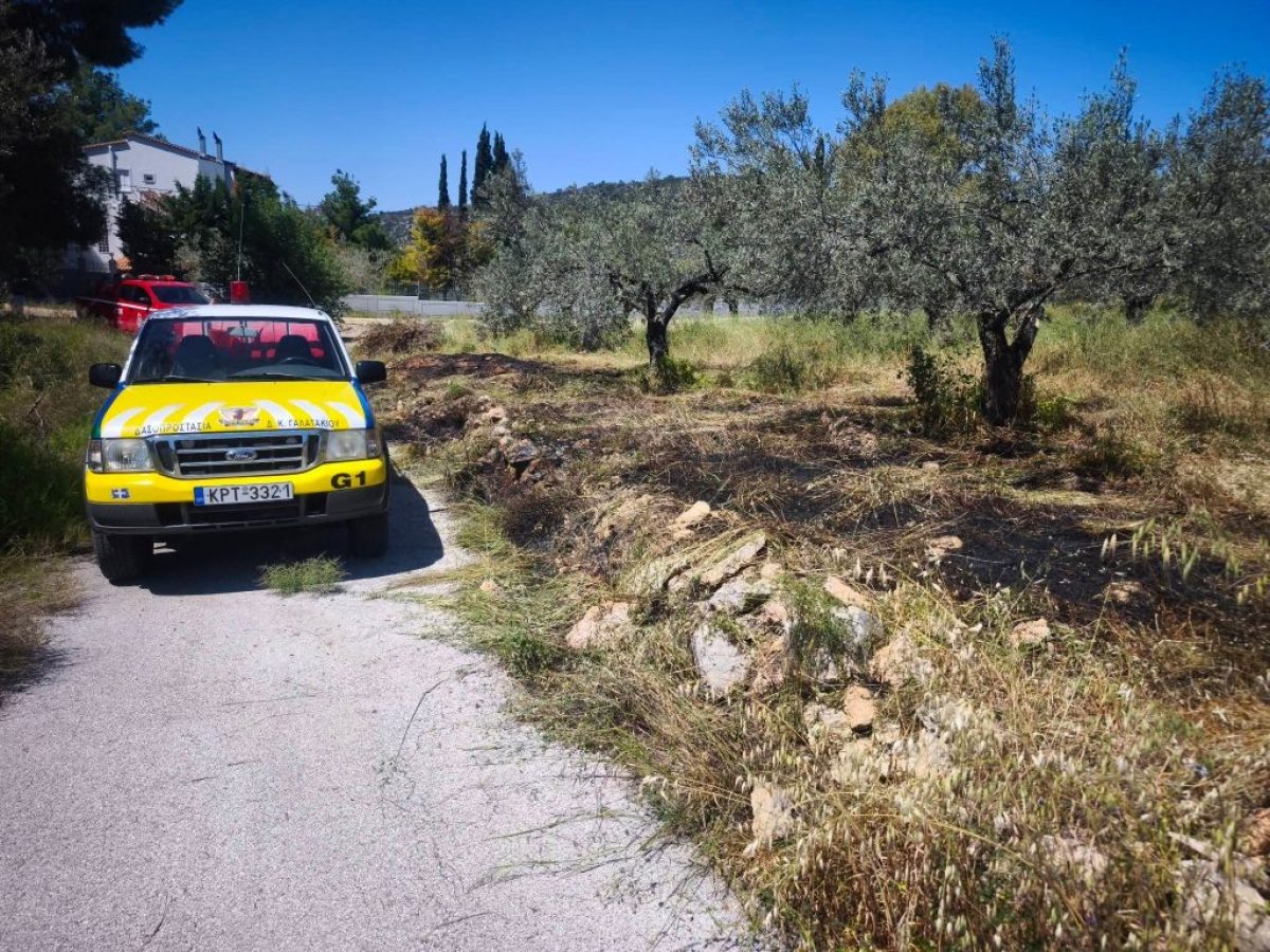 Φωτιά σε ξερά χόρτα στη Σιδερώνα – Άμεση επέμβαση κατοίκων και της εθελοντικής ομάδας Γαλατακίου