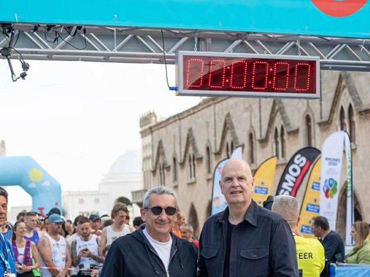 Γιώργος Χατζημάρκος: Τιμή μου να δώσω το σύνθημα εκκίνησης στον 1ο TUI Rhodes Marathon που έχει παγκόσμια εμβέλεια μαζί με τον Thomas Ellerbeck του Ομίλου TUI
