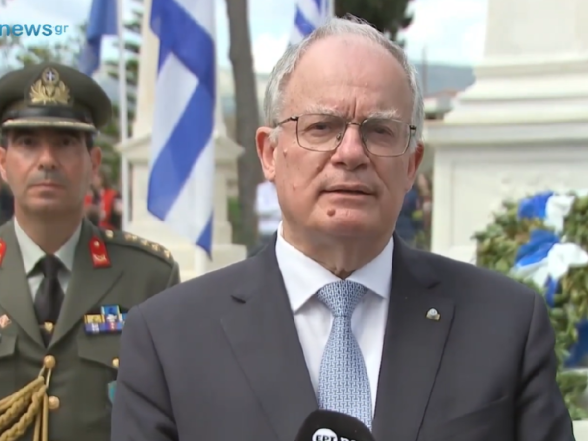 Η Δήλωση του Προέδρου της Δημοκρατίας κ. Τασούλα στις Εορτές Εξόδου.Βίντεο