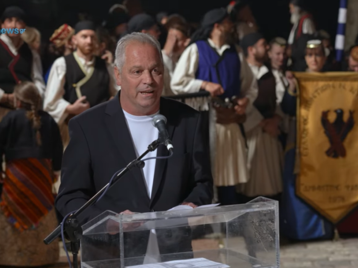 Η ομιλία του αντιδήμαρχου κ. Ντίνου Τσουκαλά στις εκδηλώσεις για την απελευθέρωση της Ναυπάκτου