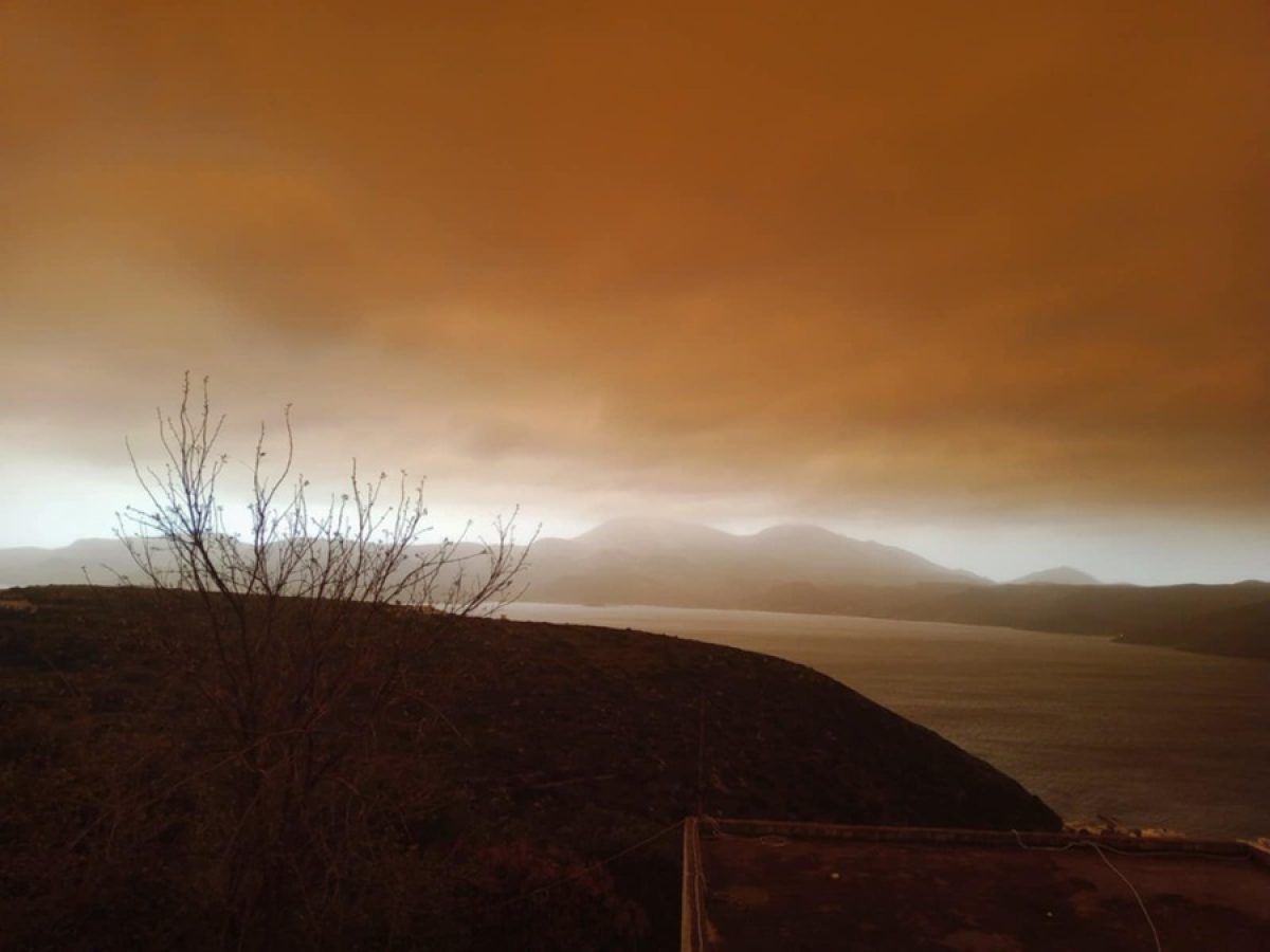 Η Αφρικανική σκόνη “σκέπασε” τη Μήλο