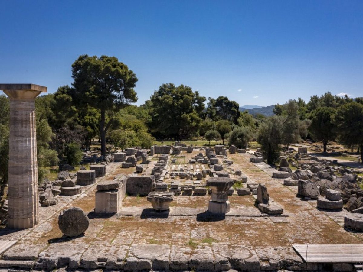 Υπουργείο Πολιτισμού: Αποφάσισε την αποκατάσταση του δαπέδου του Ναού του Διός στην Ολυμπία