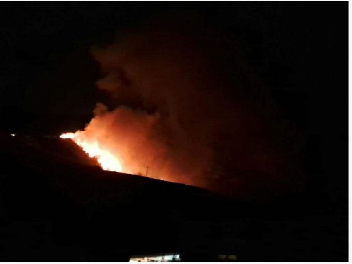 Κάλυμνος: Πυρκαγιά απόψε στα Γιαννοχώραφα στην περιοχή της Χωματερής