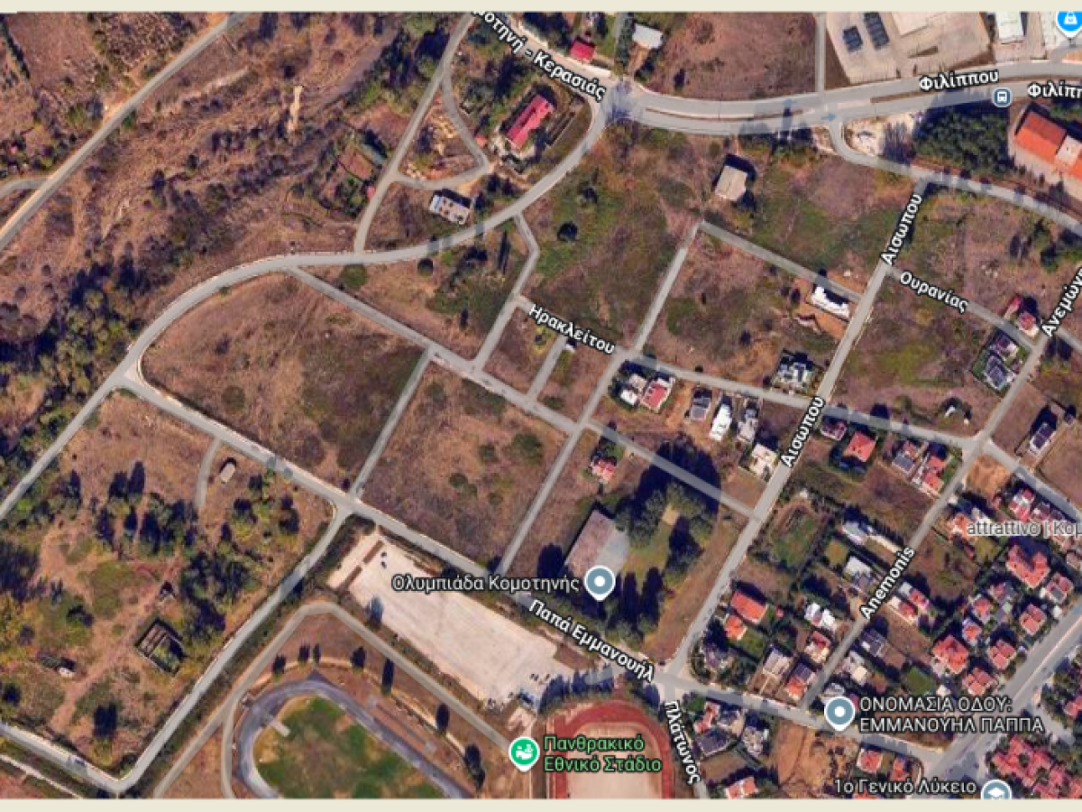 Κατασκευαστική εταιρεία παραχωρεί 57 στρέμματα στον Δήμο Κομοτηνής έναντι οφειλών της στη ΔΕΥΑ